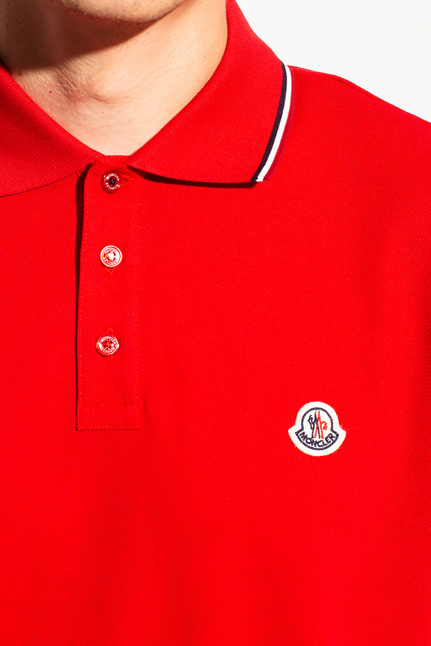 Moncler hotsell polo red